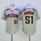 Men/Youth's Diamondbacks 51 Randy Johnson Gray Flexbase Jersey