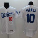 Men/Youth's Dodgers 10 Justin Turner White Flexbase Jersey