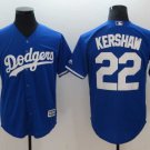 Men/Youth's Dodgers 22 Clayton Kershaw Blue Cool Base Jersey