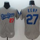 Men/Youth's Dodgers 27 Matt Kemp Gray Flexbase Jersey