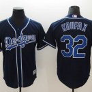 Men/Youth's Dodgers 32 Sandy Koufax Navy Cool Base Jersey