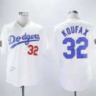 Men/Youth's Dodgers 32 Sandy Koufax White 1958 Throwback Jersey