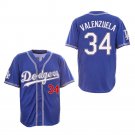 Men/Youth's Dodgers 34 Fernando Valenzuela Royal New Design Jersey