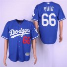 Men/Youth's Dodgers 66 Yasiel Puig Royal Cool Base Jersey