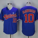 Men/Youth's Expos 10 Andre Dawson Blue Cooperstown Jersey