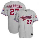 Men/Youth's Expos 27 Vladimir Guerrero Gray Cool Base Jersey
