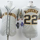 Men/Youth's Giants 22 Andrew McCutchen Gray Flexbase Jersey