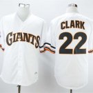 Men/Youth's Giants 22 Will Clark 1989 Throwback Jersey