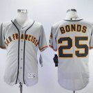 Men/Youth's Giants 25 Barry Bonds Gray Flexbase Jersey