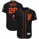 Men/Youth's Giants 28 Buster Posey Gray Road 2 Flexbase Jersey