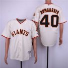 Men/Youth's Giants 40 Madison Bumgarner Cream Cool Base Jersey