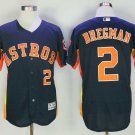 Men/Youth's Houston Astros #2 Alex Bregman Navy Blue Flexbase Jersey