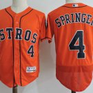 Men/Youth's Houston Astros #4 George Springer Orange Flexbase Jersey