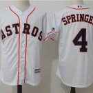 Men/Youth's Houston Astros #4 George Springer White Jersey