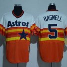 Men/Youth's Houston Astros #5 Jeff Bagwell Orange Flexbase Jersey
