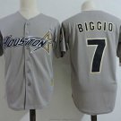 Men/Youth's Houston Astros #7 Craig Biggio Gray Cooperstown Jersey