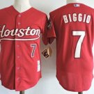 Men/Youth's Houston Astros #7 Craig Biggio Red Cooperstown Jersey