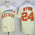Men/Youth's Houston Astros #24 Jimmy Wynn Cream 1971 Throwback Jersey