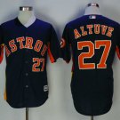 Men/Youth's Houston Astros #27 Jose Altuve Navy Cool Base Jersey