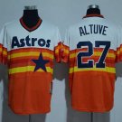 Men/Youth's Houston Astros #27 Jose Altuve Orange Flexbase Jersey