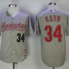 Men/Youth's Houston Astros #34 Nolan Ryan Gray Cooperstown Jersey