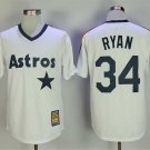 Men/Youth's Houston Astros #34 Nolan Ryan White Cooperstown Jersey