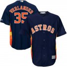 Men/Youth's Houston Astros #35 Justin Verlander Navy Jersey