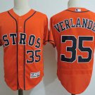 Men/Youth's Houston Astros #35 Justin Verlander Orange Flexbase Jersey