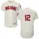 Men/Youth's Indians 12 Francisco Lindor Cream Flexbase Jersey