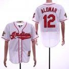 Men/Youth's Indians 12 Roberto Alomar Cooperstown Cool Base Jersey