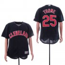 Men/Youth's Indians 25 Jim Thome Navy Alternate Flexbase Jersey