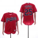 Men/Youth's Indians 25 Jim Thome Red Flexbase Jersey