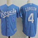 Men/Youth's Kansas City Royals #4 Alex Gordon Blue Jersey