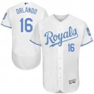 Men/Youth's Kansas City Royals #16 Bo Jackson White Father's Day Flexbase Jersey