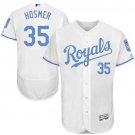 Men/Youth's Kansas City Royals #35 Eric Hosmer White Father's Day Flexbase Jersey