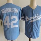 Men/Youth's Kansas City Royals #42 Robinson Blue M&N Throwback Jersey