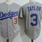 Men/Youth's Los Angeles Dodgers #3 Chris Taylor Gray Flexbase Jersey