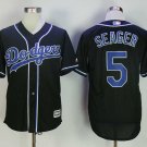 Men/Youth's Los Angeles Dodgers #5 Corey Seager Charcoal Cool Base Jersey