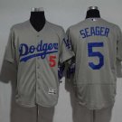 Men/Youth's Los Angeles Dodgers #5 Corey Seager Gray Flexbase Jersey