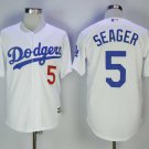 Men/Youth's Los Angeles Dodgers #5 Corey Seager White Cool Base Jersey