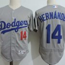 Men/Youth's Los Angeles Dodgers #14 Enrique Hernandez Gray Flexbase Jersey