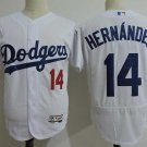 Men/Youth's Los Angeles Dodgers #14 Enrique Hernandez White Flexbase Jersey