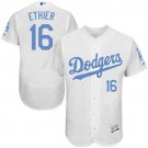 Men/Youth's Los Angeles Dodgers #16 Andre Ethier White Father's Day Flexbase Jersey