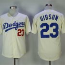 Men/Youth's Los Angeles Dodgers #23 Kirk Gibson Cream M&N Jersey