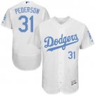 Men/Youth's Los Angeles Dodgers #31 Joc Pederson White Father's Day Flexbase Jersey