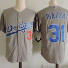 Men/Youth's Los Angeles Dodgers #31 Mike Piazza Gray Jersey