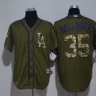 Men/Youth's Los Angeles Dodgers #35 Cody Bellinger Green Salute to Service Jersey