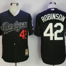 Men/Youth's Los Angeles Dodgers #42 Jackie Robinson Black Cooperstown Jersey