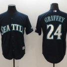 Men/Youth's Mariners 24 Ken Griffey Jr. Navy Cool Base Jersey