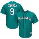 Men/Youth's Marlins 9 Dee Gordon Green Cool Base Jersey